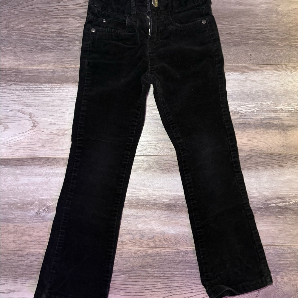 Kids Black Casual Pants